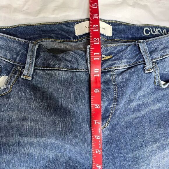 Women’s SLINK HIGH RISE ANKLE - TINA CURVY JEANS SIZE 18 Blue MSRP $88 - Picture 5 of 9